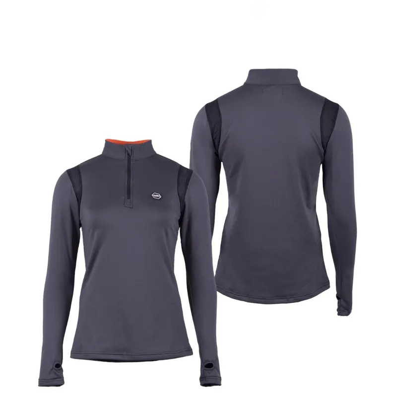 QHP Fianne Thermal Shirt - Dark grey